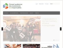 Tablet Screenshot of evenementecoresponsable.com